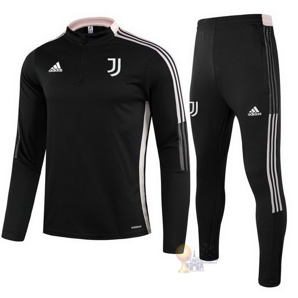 Calcio Maglie Giacca Juventus 2021 2022 Nero Rosa