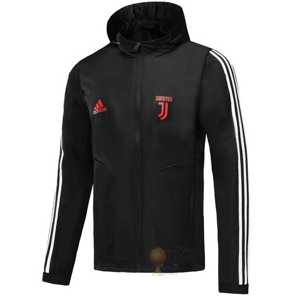 Calcio Maglie Giacca a vento Juventus 2019 2020 Nero Rosso