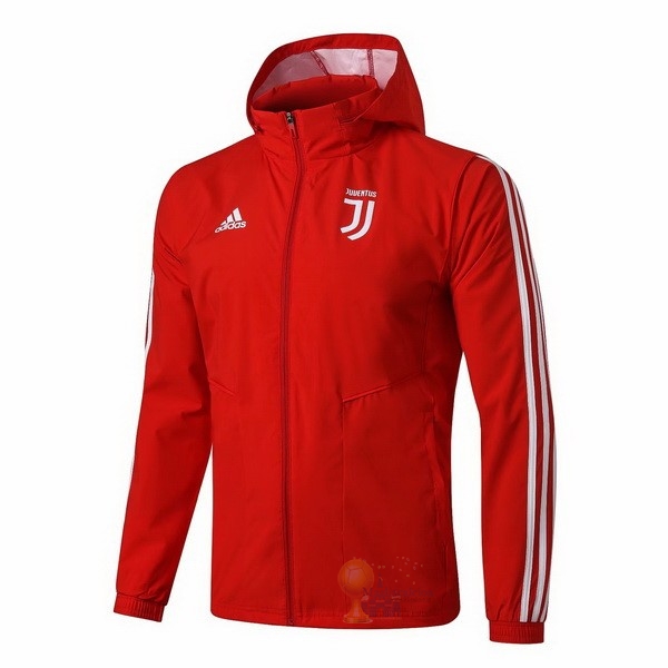Calcio Maglie Giacca a vento Juventus 2019 2020 Rosso Bianco