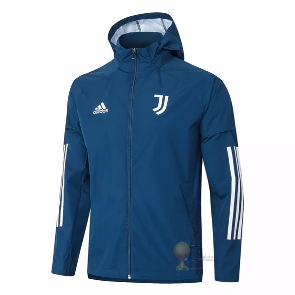 Calcio Maglie Giacca a vento Juventus 2020 2021 Blu