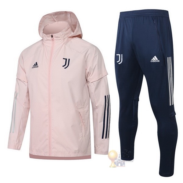 Calcio Maglie Set Completo Giacca a vento Juventus 2021 2022 Rosa Blu