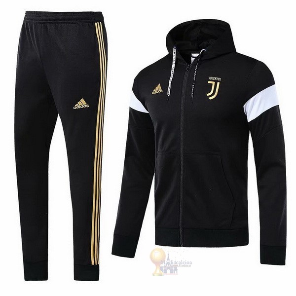 Calcio Maglie Tuta Presentazione Juventus 2019 2020 Nero Oro