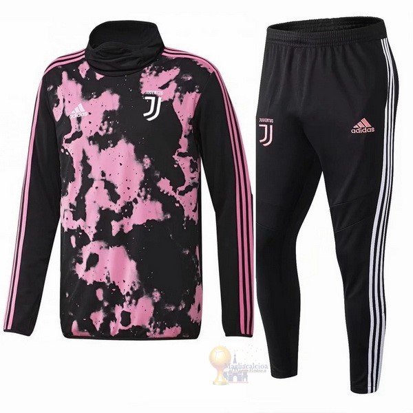 Calcio Maglie Tuta Presentazione Juventus 2019 2020 Nero Rosa Bianco