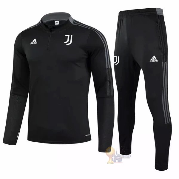 Calcio Maglie Giacca Bambino Juventus 2021 2022 Nero