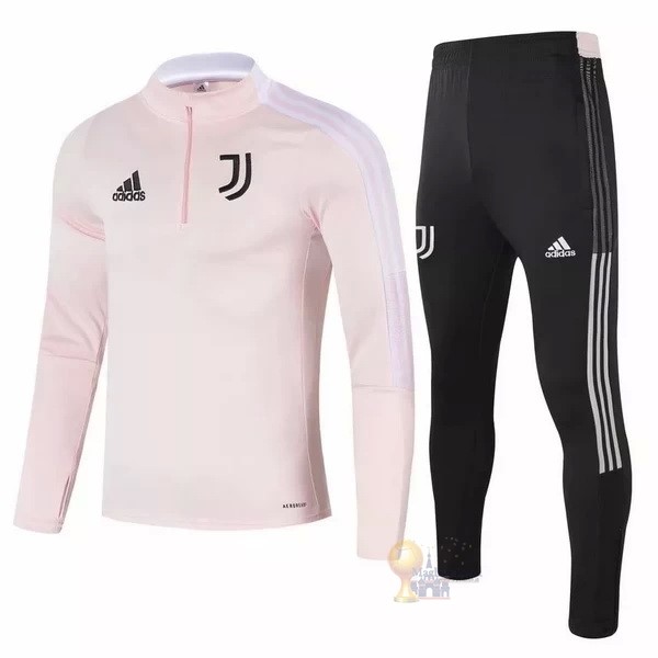 Calcio Maglie Giacca Bambino Juventus 2021 2022 Rosa Nero