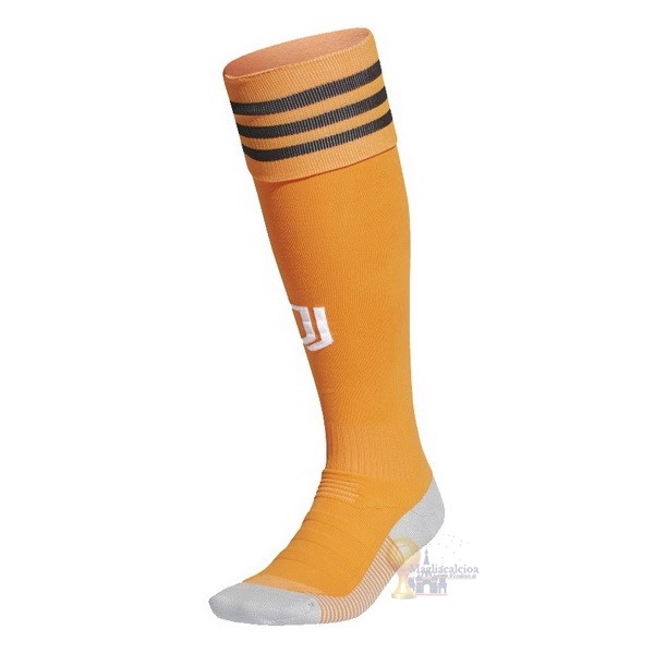 Calcio Maglie Terza Calzettoni Bambino Juventus 2020 2021 Arancione