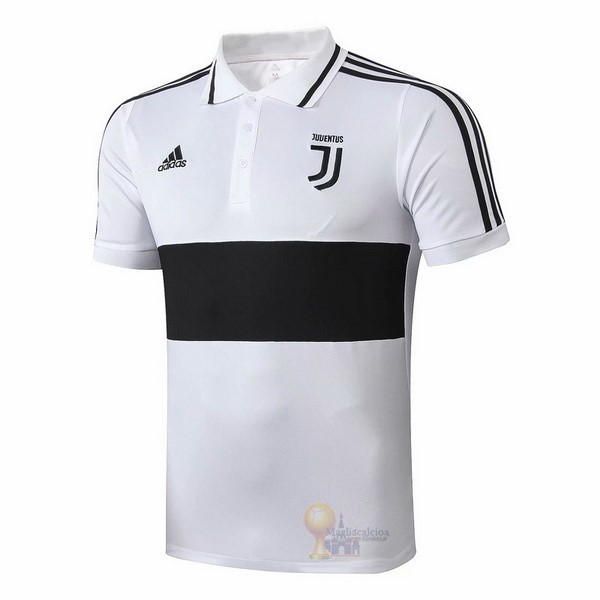 Calcio Maglie Polo Juventus 2019 2020 Bianco Nero