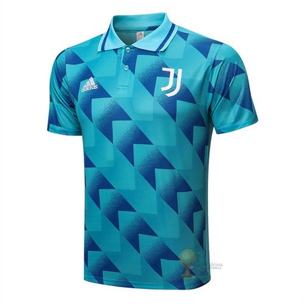 Calcio Maglie Polo Juventus 2022 2023 Blu Verde