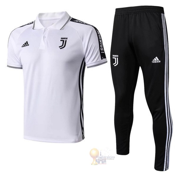 Calcio Maglie Set Completo Polo Juventus 2019 2020 Bianco Nero