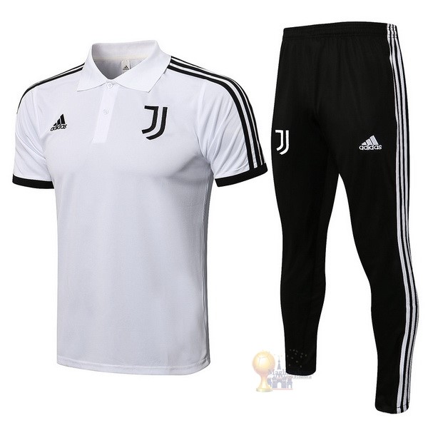 Calcio Maglie Set Completo Polo Juventus 2021 2022 Bianco I Nero