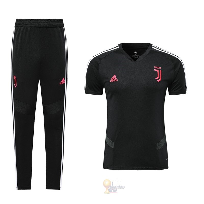 Calcio Maglie Formazione Set Completo Juventus 2019 2020 Nero Rosa