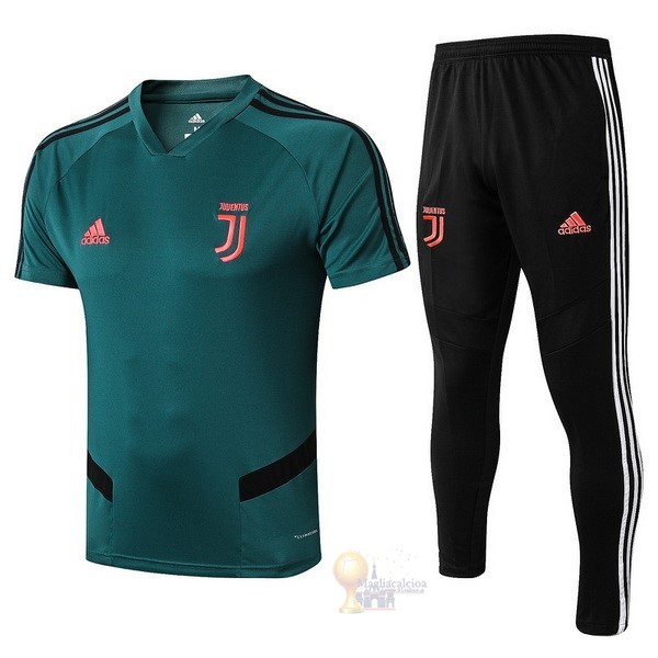 Calcio Maglie Formazione Set Completo Juventus 2019 2020 Verde Nero