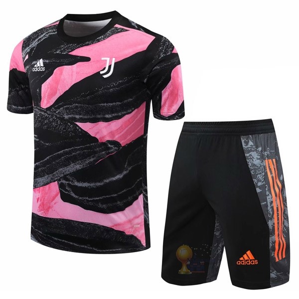 Calcio Maglie Formazione Set Completo Juventus 2020 2021 Rosa Nero