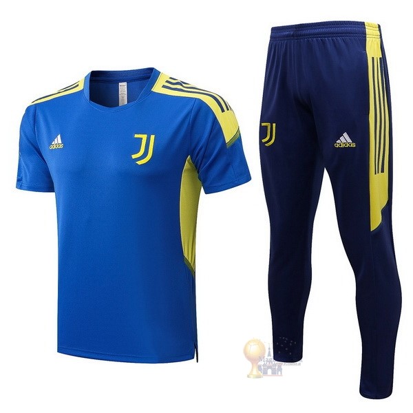 Calcio Maglie Formazione Set Completo Juventus 2021 2022 Blu I Giallo