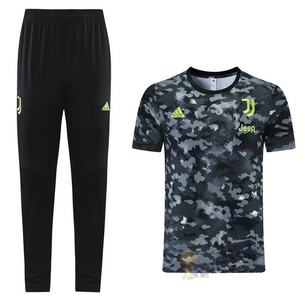 Calcio Maglie Formazione Set Completo Juventus 2021 2022 Nero Verde