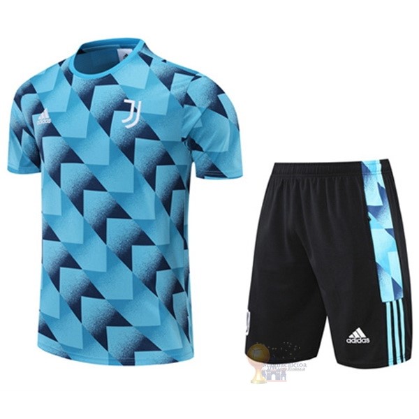 Calcio Maglie Formazione Set Completo Juventus 2022 2023 Blu Nero