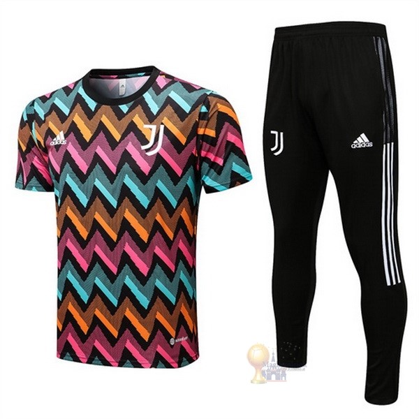 Calcio Maglie Formazione Set Completo Juventus 2022 2023 Giallo Rosa