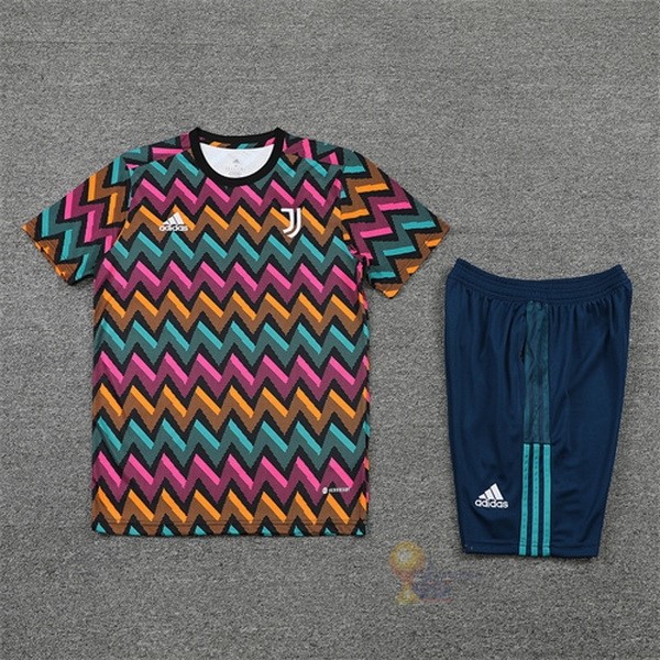 Calcio Maglie Formazione Set Completo Juventus 2022 2023 Giallo Rosa Blu