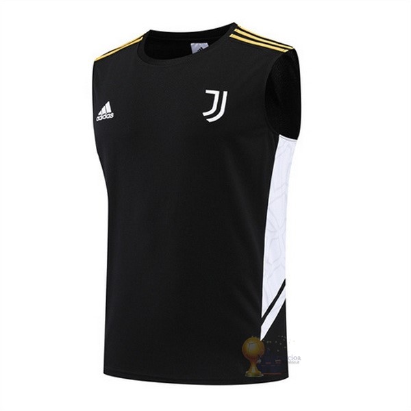 Calcio Maglie Formazione Sin Mangas Juventus 2022 2023 Nero Bianco