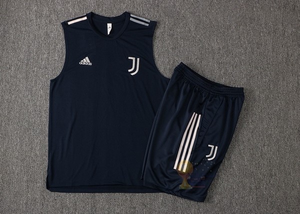 Calcio Maglie Formazione Sin Mangas Set Completo Juventus 2021 2022 Blu Navy
