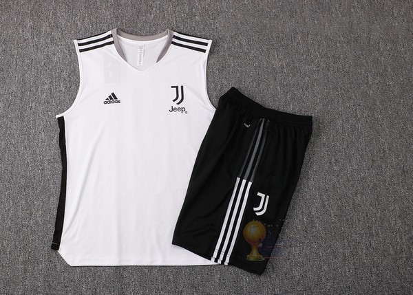 Calcio Maglie Formazione Sin Mangas Set Completo Juventus 2021 2022 Grigio Bianco