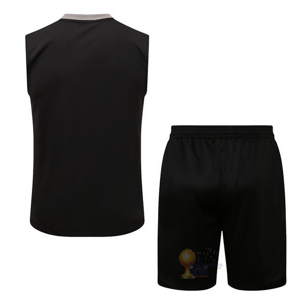 Calcio Maglie Formazione Sin Mangas Set Completo Juventus 2021 2022 Nero Grigio