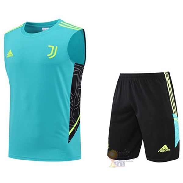 Calcio Maglie Formazione Sin Mangas Set Completo Juventus 2022 2023 Verde Nero