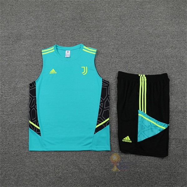 Calcio Maglie Formazione Sin Mangas Set Completo Juventus 2022 2023 Verde Nero