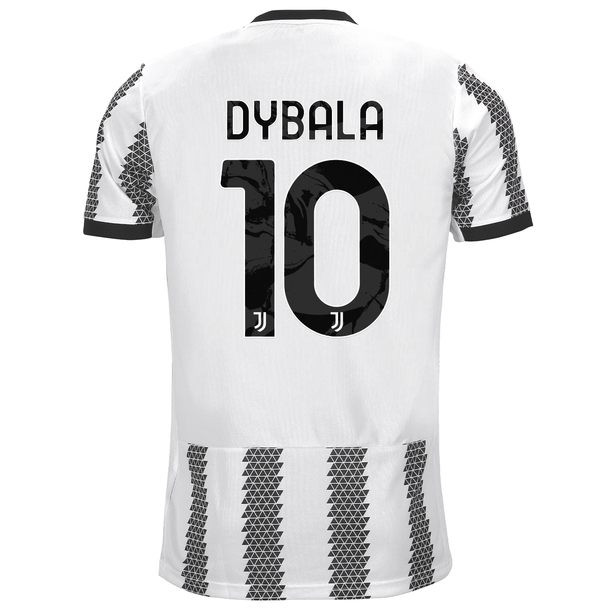 Calcio Maglie NO.10 Dybala Home Maglia Juventus 2022 2023 Bianco Nero
