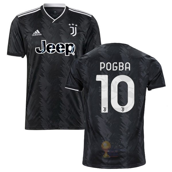 Calcio Maglie NO.10 Pogba Away Maglia Juventus 2022 2023 Nero