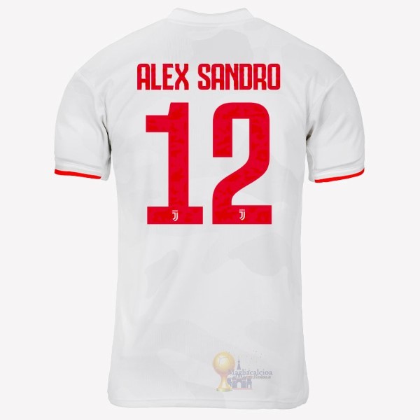 Calcio Maglie NO.12 Alex Sangro Away Maglia Juventus 2019 2020 Grigio Bianco