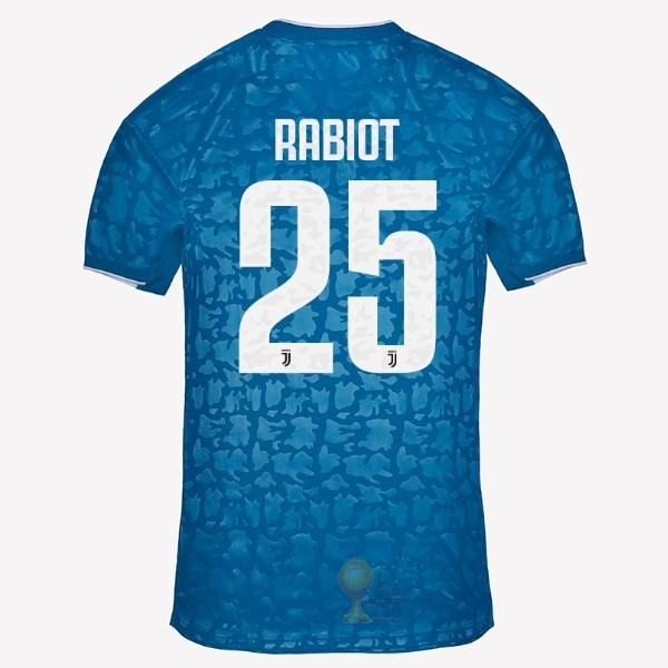 Calcio Maglie NO.25 Rabiot Terza Maglia Juventus 2019 2020 Blu