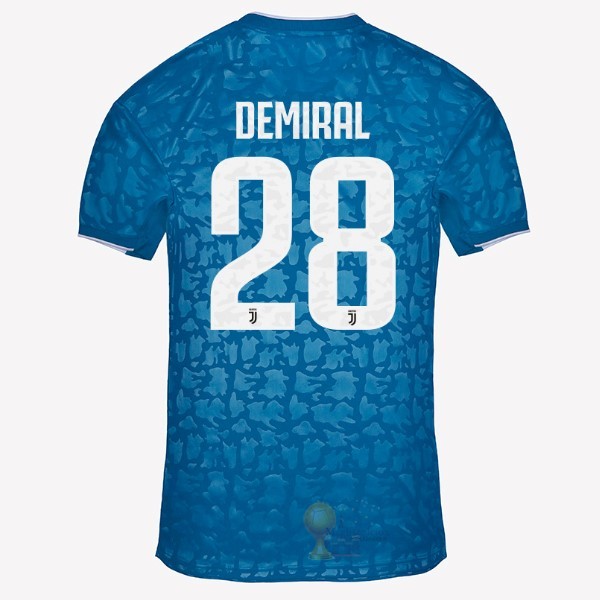 Calcio Maglie NO.28 Demiral Terza Maglia Juventus 2019 2020 Blu