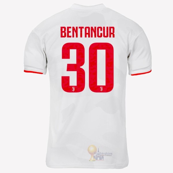 Calcio Maglie NO.30 Bentancur Away Maglia Juventus 2019 2020 Grigio Bianco