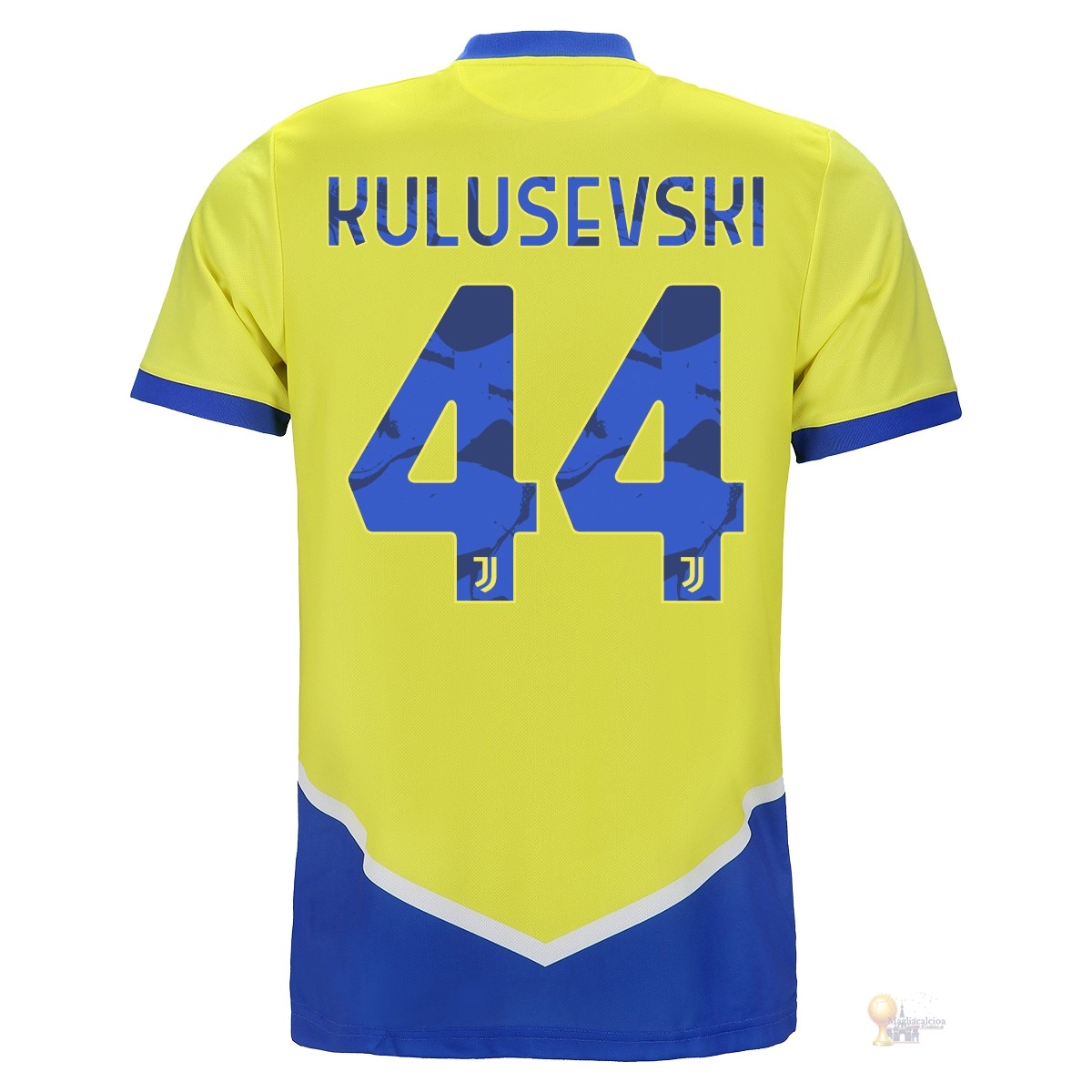 Calcio Maglie NO.44 Kulusevski Terza Maglia Juventus 2021 2022 Giallo