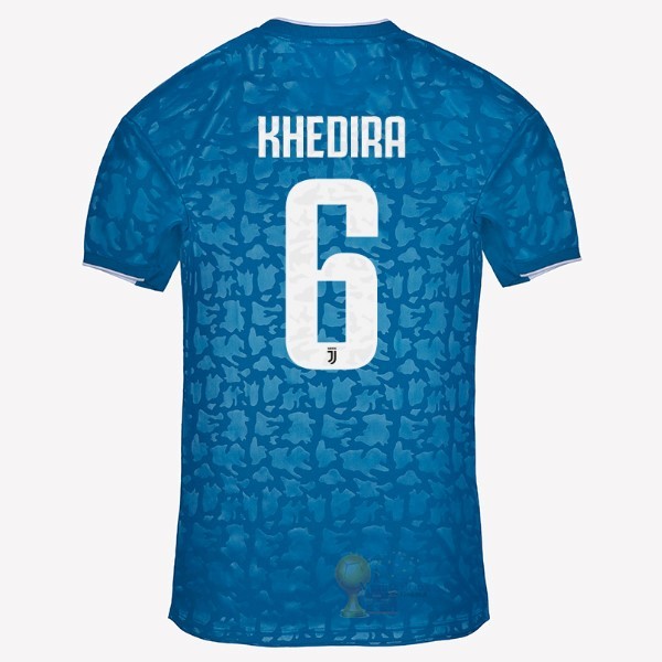 Calcio Maglie NO.6 Khedira Terza Maglia Juventus 2019 2020 Blu