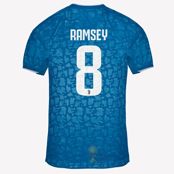 Calcio Maglie NO.8 Ramsey Terza Maglia Juventus 2019 2020 Blu