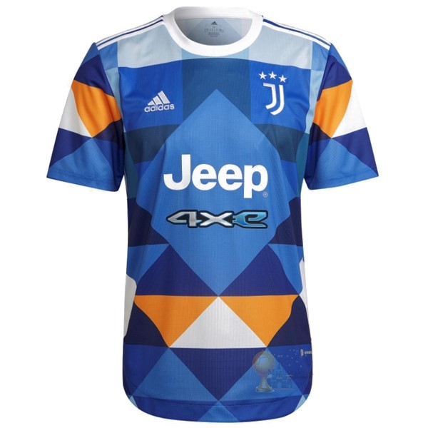 Calcio Maglie Thailandia Fourth Jugadores Maglia Juventus 2021 2022 Blu