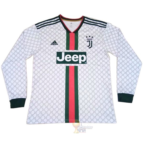 Calcio Maglie speciale Manica lunga Juventus 2019 2020 Bianco