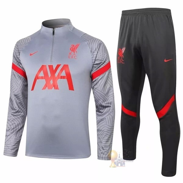 Calcio Maglie Giacca Liverpool 2020 2021 Grigio