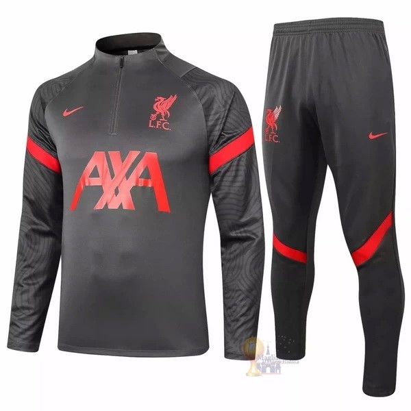 Calcio Maglie Giacca Liverpool 2020 2021 Nero