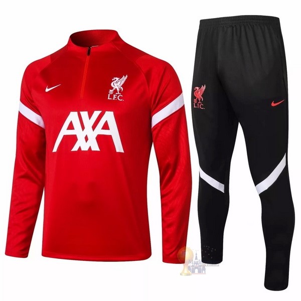 Calcio Maglie Giacca Liverpool 2020 2021 Rosso Nero Bianco