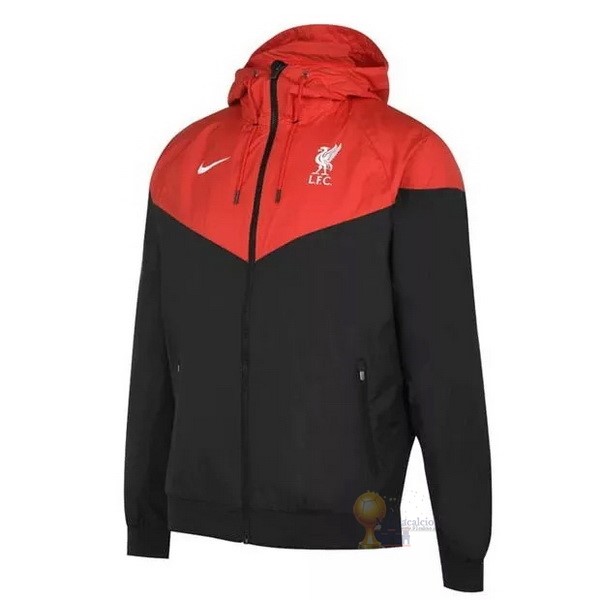Calcio Maglie Giacca a vento Liverpool 2020 2021 Nero