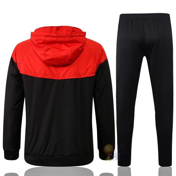 Calcio Maglie Set Completo Giacca a vento Liverpool 2021 2022 Rosso Nero
