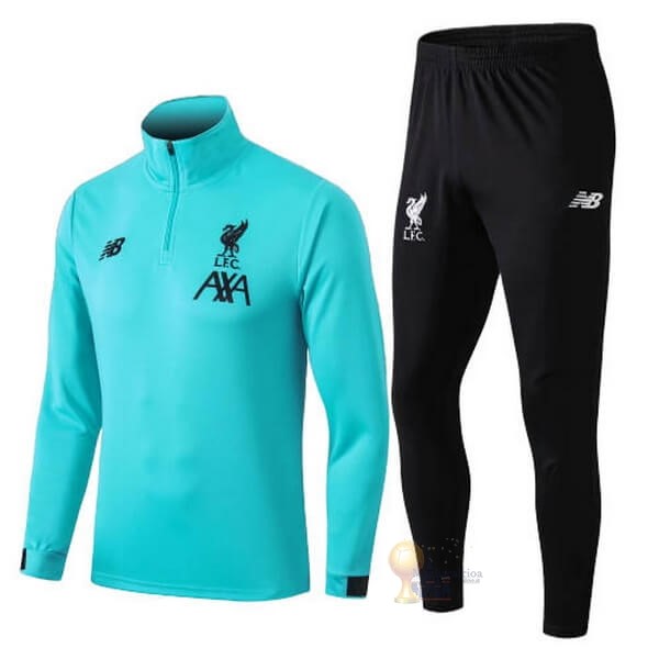 Calcio Maglie Tuta Presentazione Liverpool 2019 2020 Blu