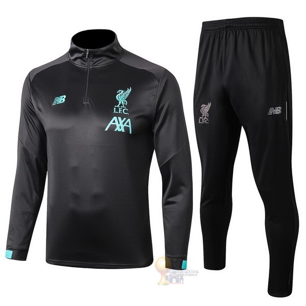 Calcio Maglie Tuta Presentazione Liverpool 2019 2020 Grigio Navy