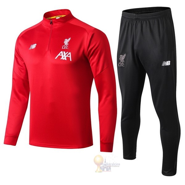 Calcio Maglie Tuta Presentazione Liverpool 2019 2020 Rosso Nero