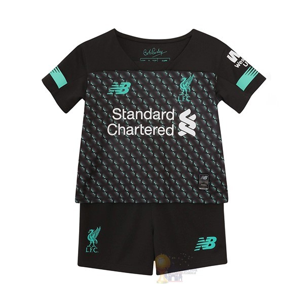 Calcio Maglie Terza Conjunto De Bambino Liverpool 2019 2020 Nero