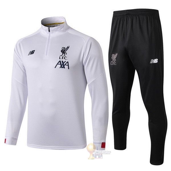 Calcio Maglie Tuta Presentazione Bambino Liverpool 2019 2020 Bianco Rosso