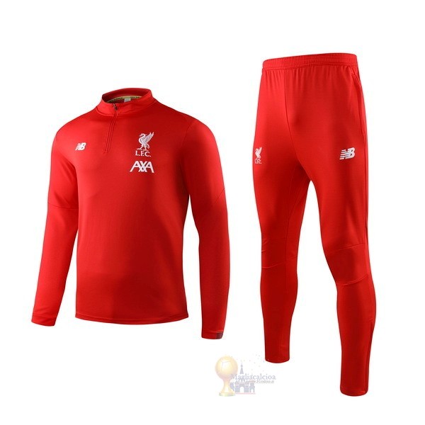 Calcio Maglie Tuta Presentazione Bambino Liverpool 2019 2020 Rosso Bianco